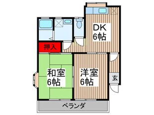 バーズヒルＮＡＫＡＭＵＲＡの物件間取画像